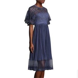 Three Floor city scape dress, dark blue, size 0, nwt